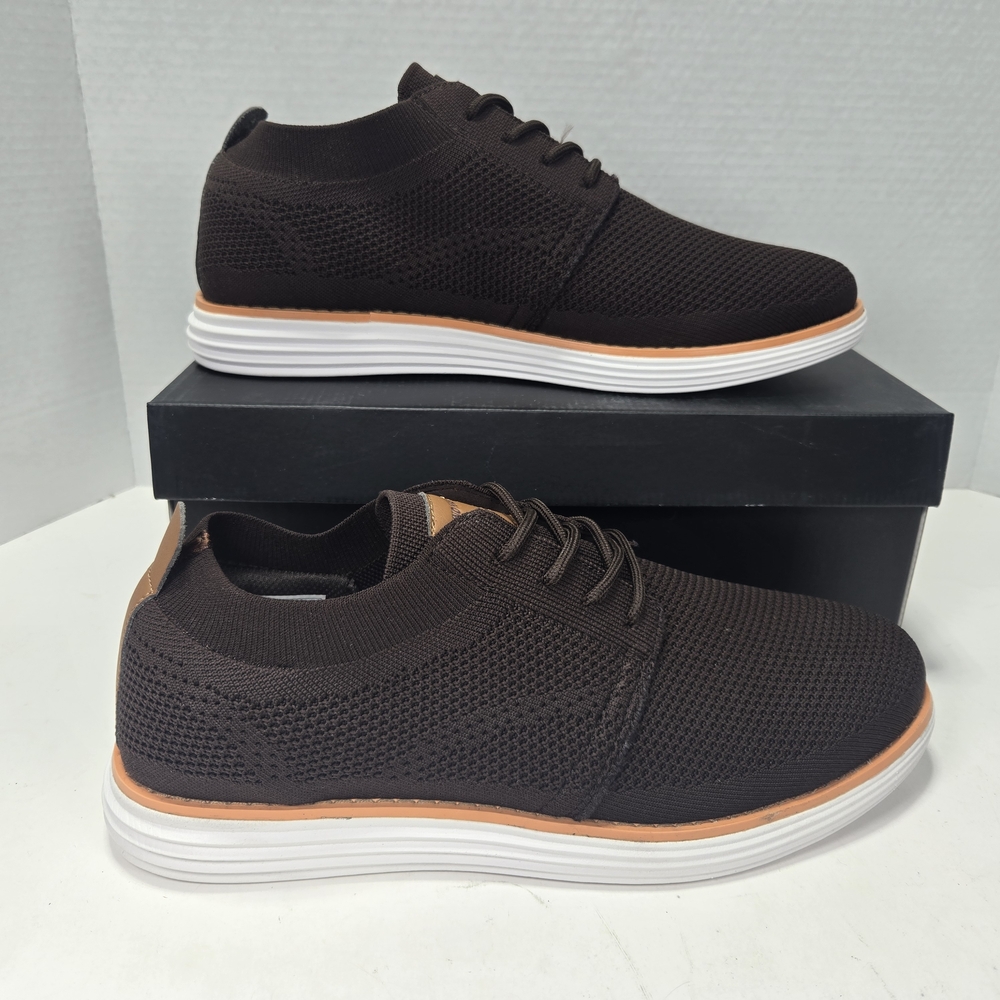 Bruno Marc Grand-01 Men's Dark Brown Ultra Light Mesh Oxfords Size 10.5 10 1/2 - Picture 5 of 13